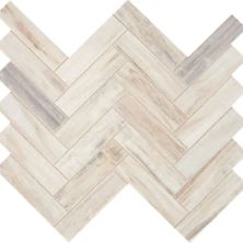 Daltile Fonte Mosaic Pier White Herringbone M012-1X4