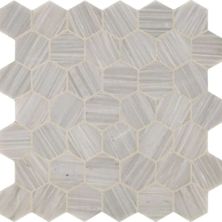 Daltile Fonte Mosaic Nautical Grey Hexagon M013-2