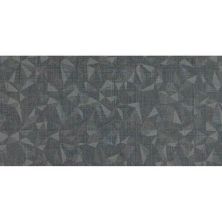 Daltile Fabric Art Field Tile Modern Kaleidoscope Midnight Steel Prism 12×24 MK7312241PK