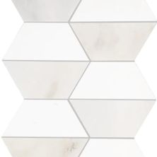Daltile Perfit Mosaix Mosaic Paradise & Thassos Half Hex PT42
