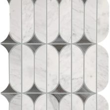 Daltile Perfit Mosaix Mosaic Ashen Palissandro & Carrara Wh Spring PT44