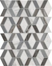Daltile Perfit Mosaix Ashen Palissandro & Carrara Wh PT45HNGSEPL