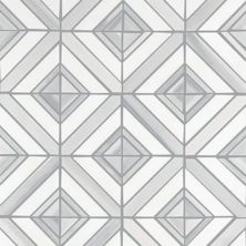 Daltile Perfit Mosaix Mosaic Grey Palissandro & Thassos Maze PT46