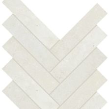 Daltile Rekindle Mosaic White Herringbone RK10HER