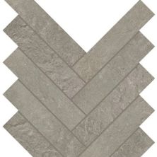 Daltile Rekindle Mosaic Medium Grey Herringbone RK13HER