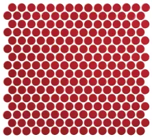 Daltile Retro Rounds Cherry Red RTRRNDS_RR09_1X1_PG