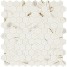 Daltile Uptown Glass Posh Spritzer, Hexagon, 1, Matte UP241HEXMS1P