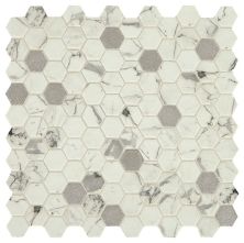 Daltile Uptown Glass Posh Bubbly UP28HEX1MX