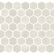 Daltile Core Fundamentals – Prime Field Tile Vitality White Hexagon PRIME-RL20HEX