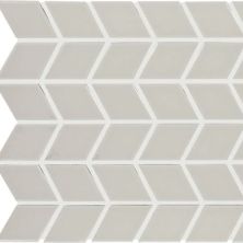 Daltile Color Wheel Retro Mosaic Desert Gray Chevron X114CHEV