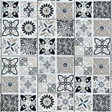 Dixie Home Trucor® Tile Collection in Abstract Blue Taupe Abstract Blue/Taupe S1113-D9837