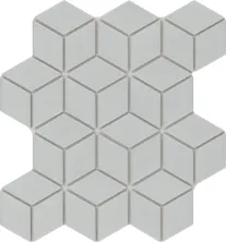 Emser Influence Gray W95INFLGR1012MCU-InfluenceGray10125.5mmGlossCubeMosaicMesh