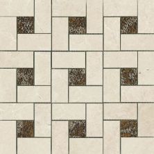 Happy Floors Arona Beige Pinwheel Mosaic Polished 6017-G