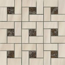 Happy Floors Dolomite Beige Pinwheel Mosaic Polished 6049-G