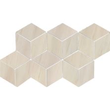 Happy Floors Dolomite Beige 3d Hex Mosaic Polished 6050-G