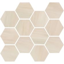 Happy Floors Dolomite Beige Hexagon Mosaic Natural 6056-G