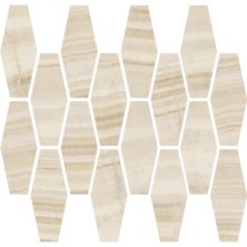 Happy Floors Onyx Honey Long Hex Mosaic Polished 7018-G