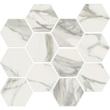Happy Floors Stratus Grigio Hexagon Mosaic Polished 7175-G