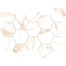 Happy Floors Alsacia Gold Hexagon Mosaic Natural 9954-C