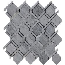 Happy Floors Stone & Marble Wooden Silver Rope Mosaic I PD163