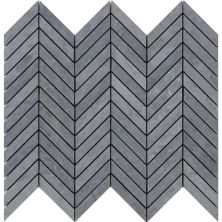 Happy Floors Stone & Marble Wooden Silver Chevron Mosaic I PD164