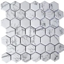 Happy Floors Endura Arabescato Hexagon Mosaic Natural PD210
