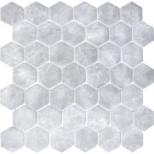 Happy Floors Endura Bardiglio Hexagon Mosaic Natural PD215