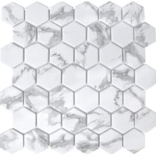Happy Floors Endura Calacatta Hexagon Mosaic Natural PD220