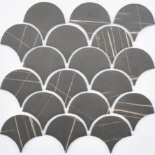 Happy Floors Endura Sahara Noir Scale Mosaic Natural PD266