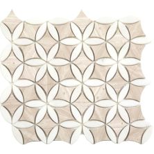 Happy Floors Stone & Marble White Flora Mosaic Ii PD280