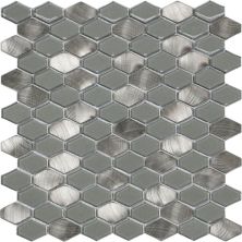 Happy Floors Iridium Silver Hexagon Natural PD331