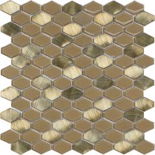 Happy Floors Iridium Gold Hexagon Natural PD336