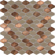 Happy Floors Iridium Copper Hexagon Natural PD341