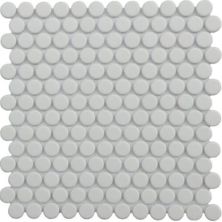 Happy Floors Endura White Penny Round Mosaic Natural PD365