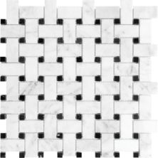 Anatolia Bianco Venatino Basketweave Honed 5001-0024-0