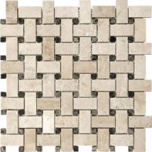 Anatolia Ivory Travertine Basketweave Mosaics 5001-0069-0