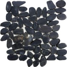 Anatolia Zen Tahitian Black Sand Flat Pebbles 5001-0235-0
