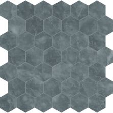 Anatolia Aqua Intenso Hexagon Mosaic Brushed 5001-0252-0