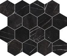 Alustra Florida Tile  Regal Black FTIALU50M3x3HEX