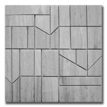 Stone Mosaics Akdo  Architetto Modulo Ash Gray (H&P) Gray MB1809-MODU00