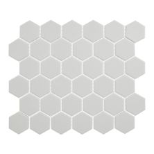 Carrollton Style Access  White 2″ Hexagon Matte CTMS012HEXM