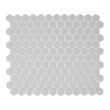Carrollton Style Access  Gray 1″ Hexagon Glossy CTMS051HEXG