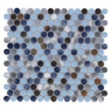 Elysium Tile Artistic Mosaic Collection Penny Round Beach M3748-ArtisticMosaicCollectionPennyRoundBeach11.512.25MosaicMesh