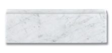 Stone Trim Akdo  12” Base Molding Carrara (H) White, Gray MB1130-BM12H0
