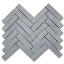 Stone Mosaics Akdo  1” x 4” Herringbone Ombra (H) Gray MB2426-HB14H0