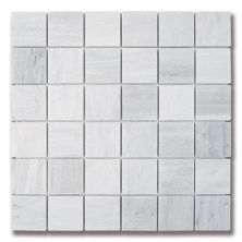 Stone Mosaics Akdo  2” x 2” Ash Gray (H) Gray MB1809-M002H0