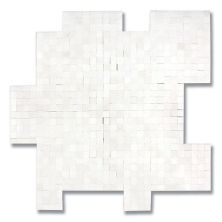 Stone Mosaics Akdo  3/8” x 3/8” Thassos (P) White MB1232-M038P1