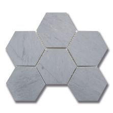 Stone Mosaics Akdo  Hexagon 3-7/8 Ombra (H) Gray MB2426-HEX3H0