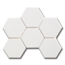 Stone Mosaics Akdo  Hexagon 3-7/8 Thassos (P) White MB1232-HEX3P0
