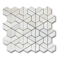 Stone Mosaics Akdo  Hoshi White Haze (P) White, Gray, Taupe MB1741-HOSH00